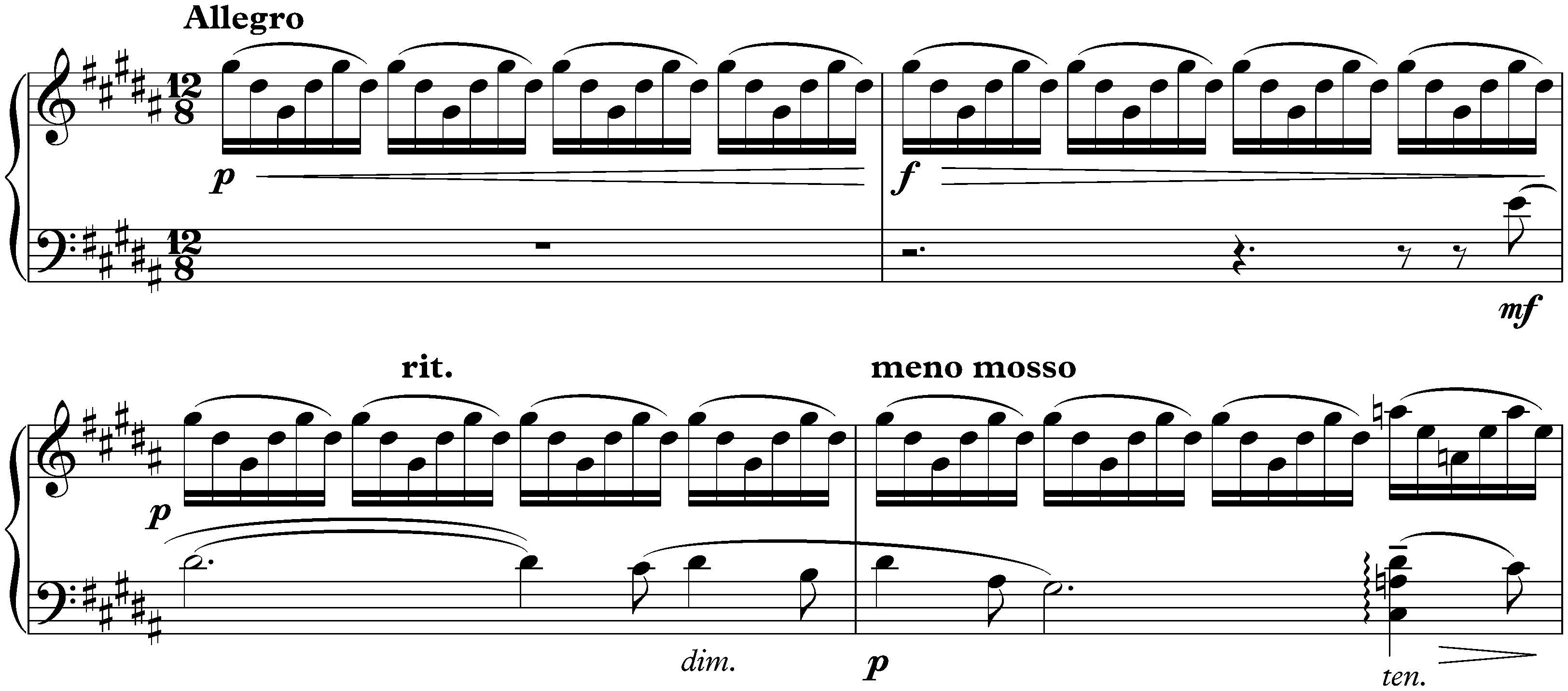 Préludes, op. 32; 12. G-sharp minor