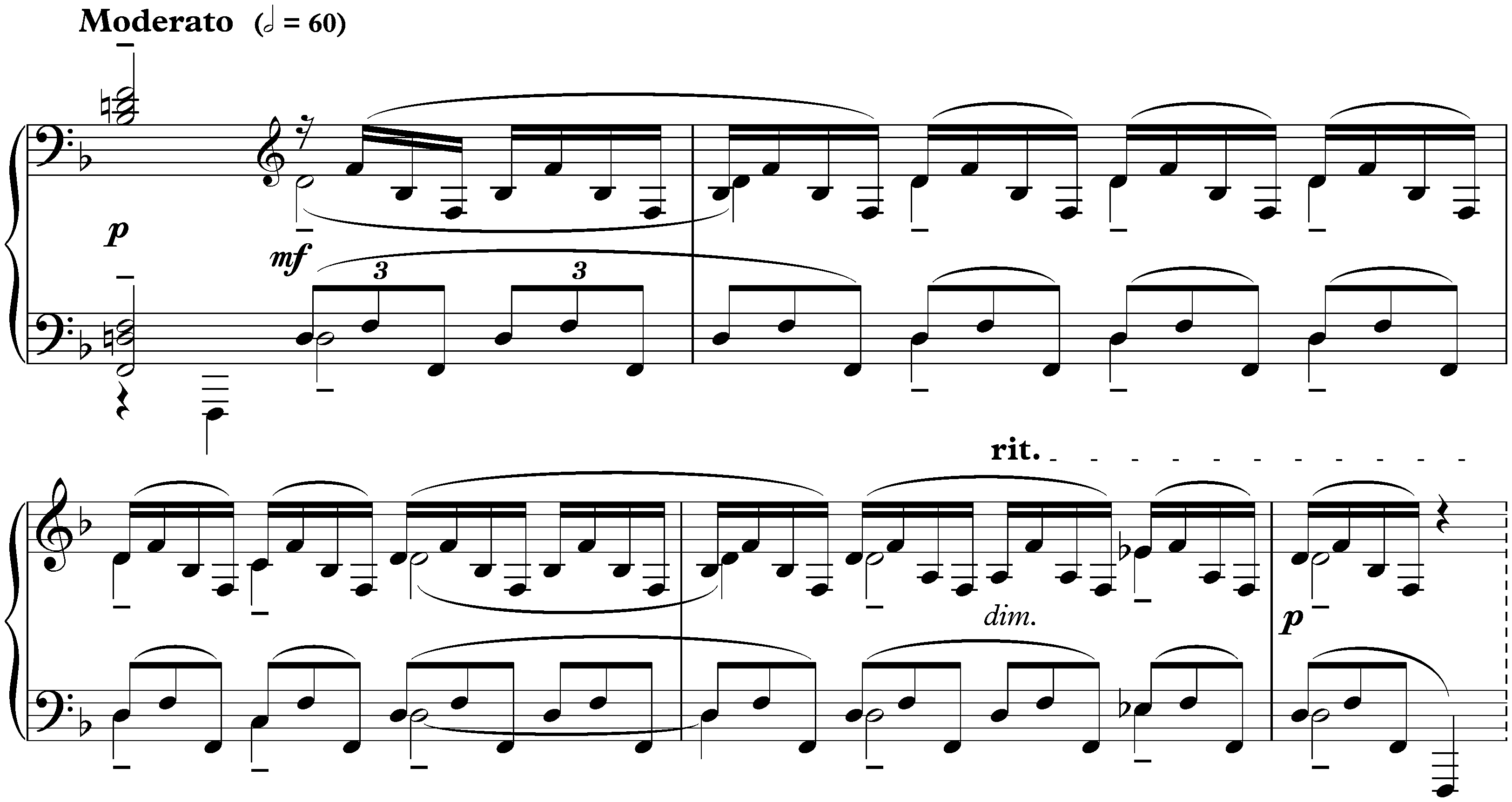 Sonata no. 1 in D minor, op. 28; 1. Allegro moderato