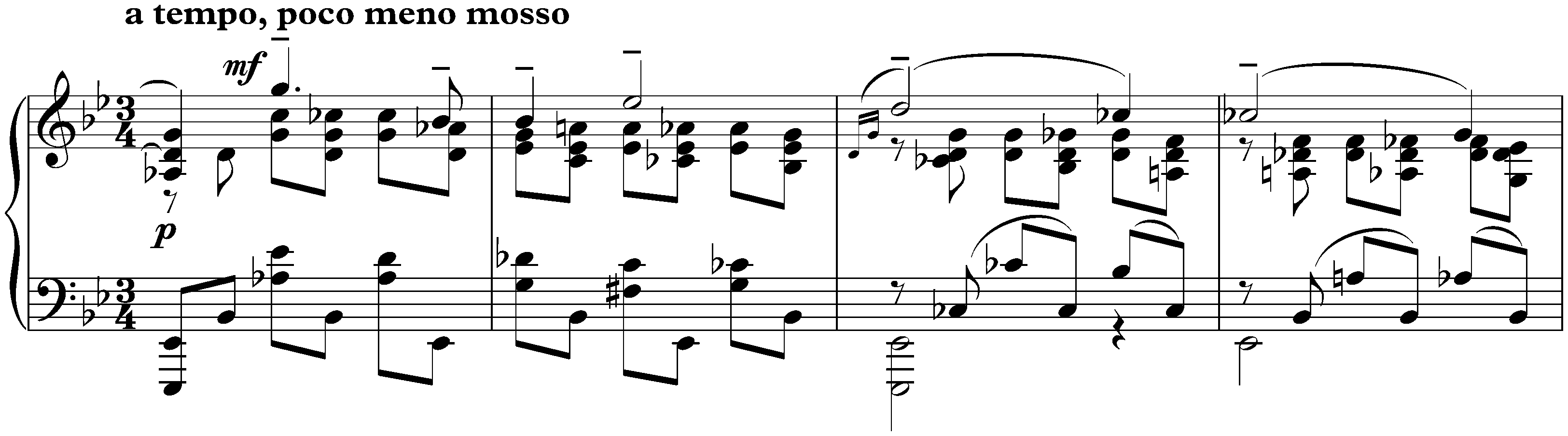 Sonata no. 2 in B-flat minor, op. 36 (first version); 3. L’istesso tempo – Allegro molto