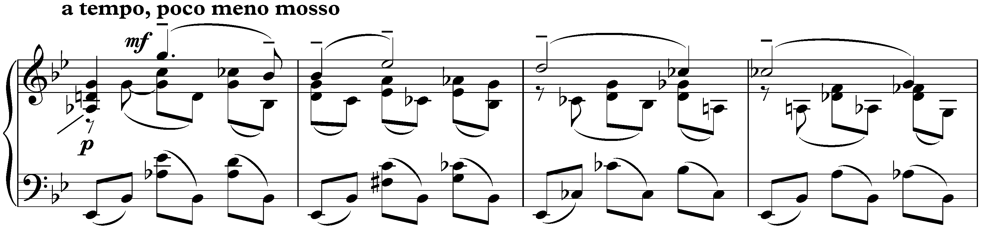 Sonata no. 2 in B-flat minor, op. 36 (second version); 3. L’istesso tempo – Allegro molto