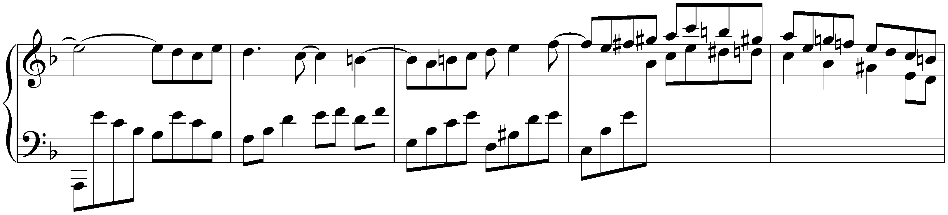 Suite in D minor; 1. Lento – Allegro moderato
