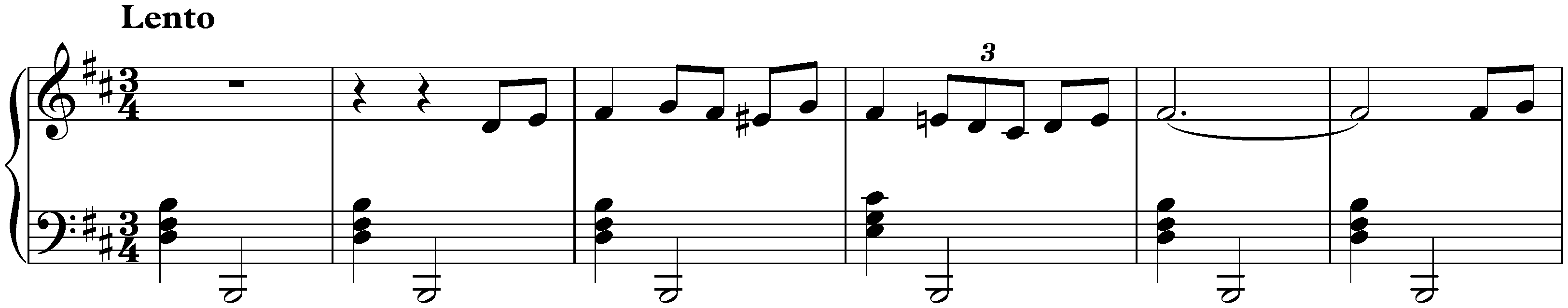 Suite in D minor; 2. Lento
