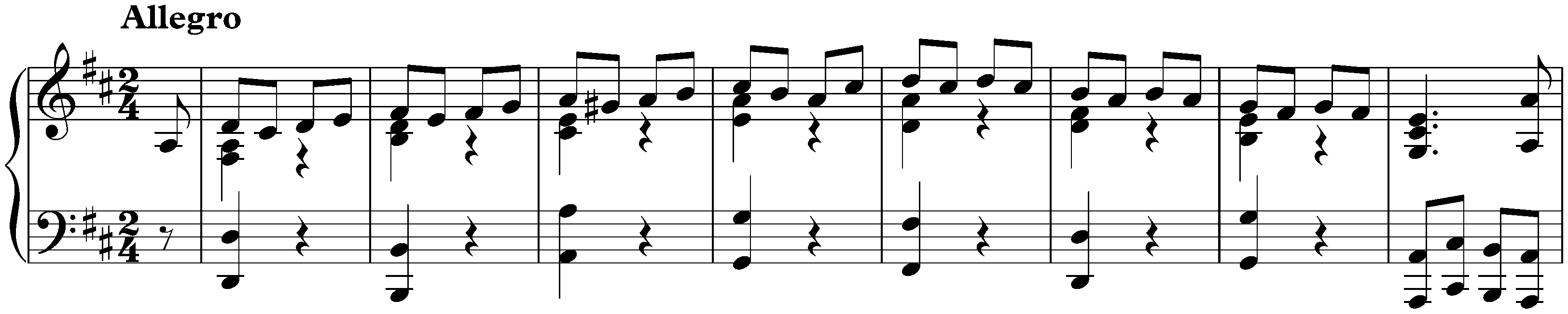Suite in D minor; 4. Allegro