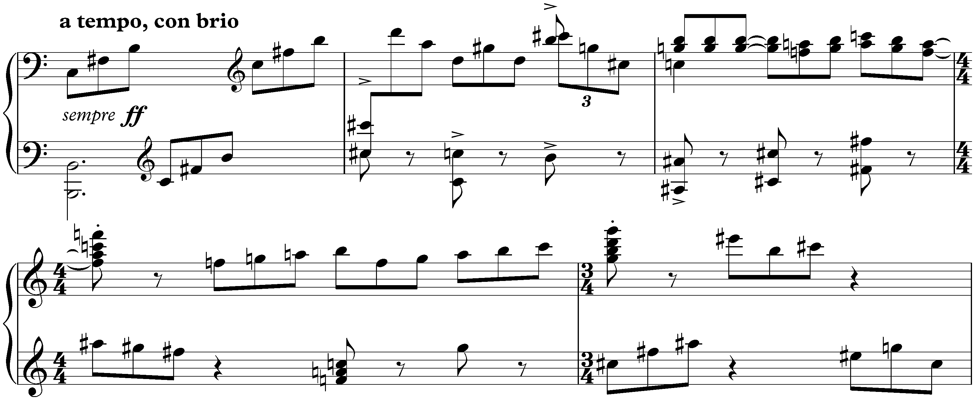 Sonata no. 1; 3. Allegro