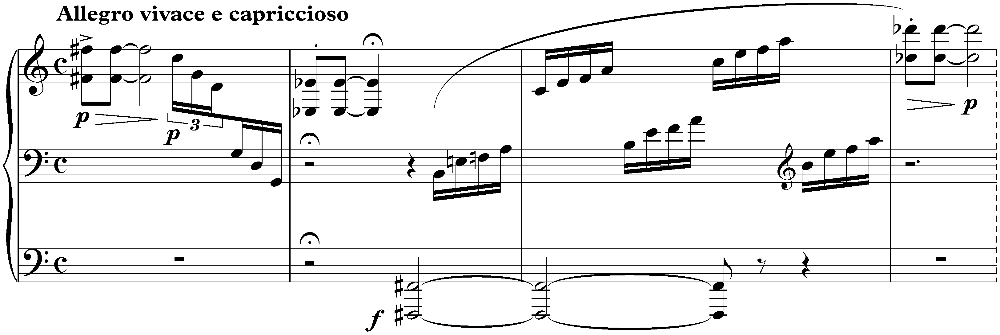 Sonata no. 2; 3. Allegro vivace e capriccioso