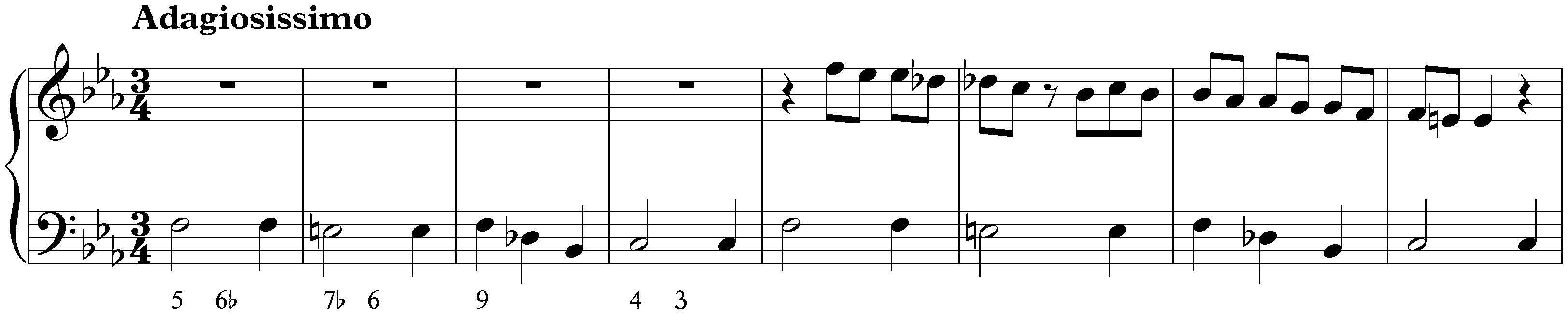 Capriccio sopra la lontananza del fratello dilettissimo in B-flat major, BWV 992; 3. Adagiosissimo. Ist ein allgemeines Lamento der Freunde.