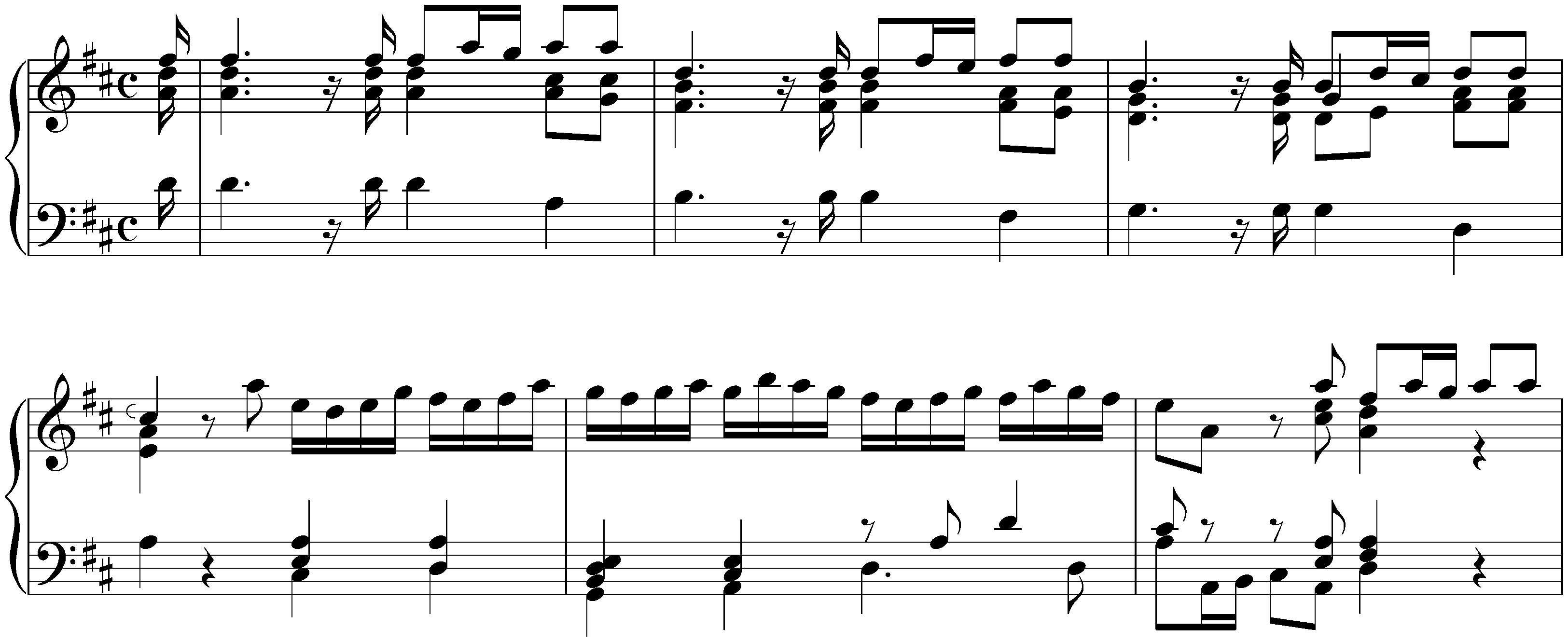 Concerto in D major after Antonio Vivaldi, BWV 972; 1.