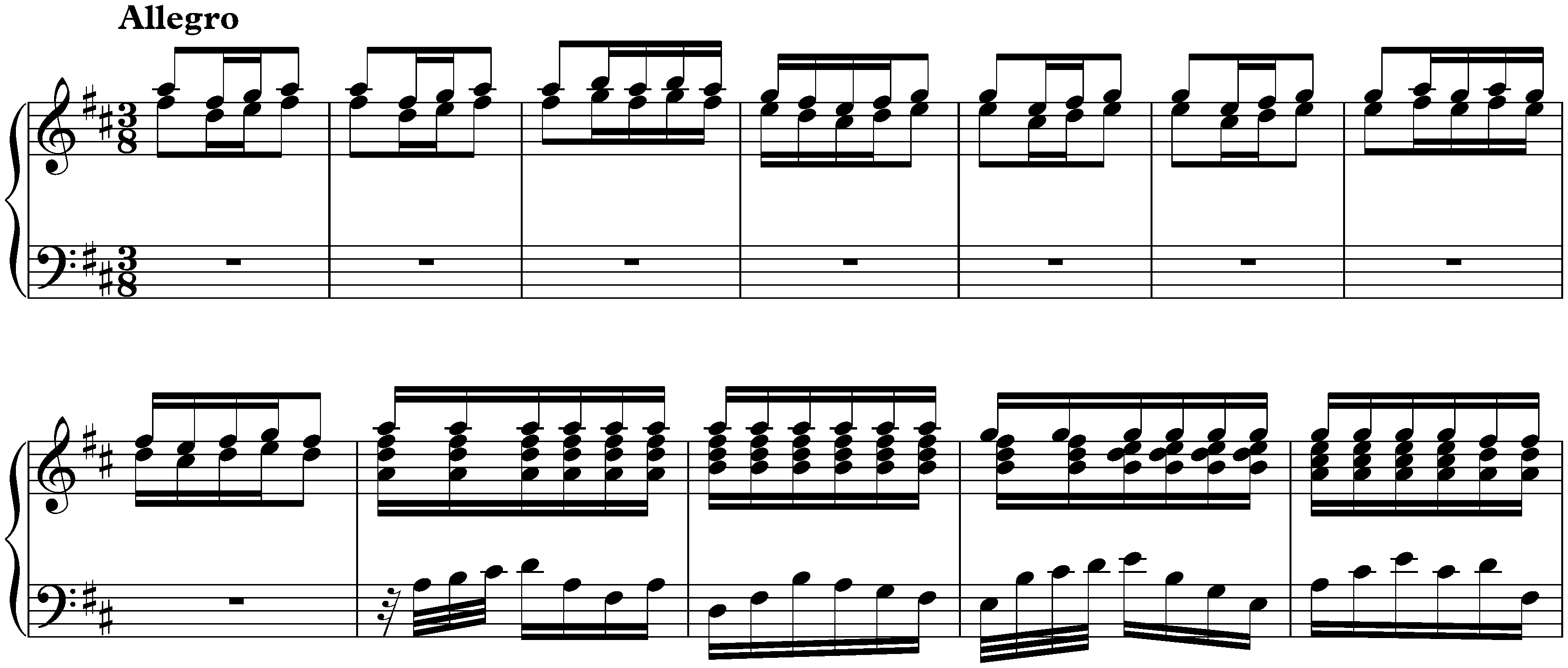 Concerto in D major after Antonio Vivaldi, BWV 972; 3. Allegro