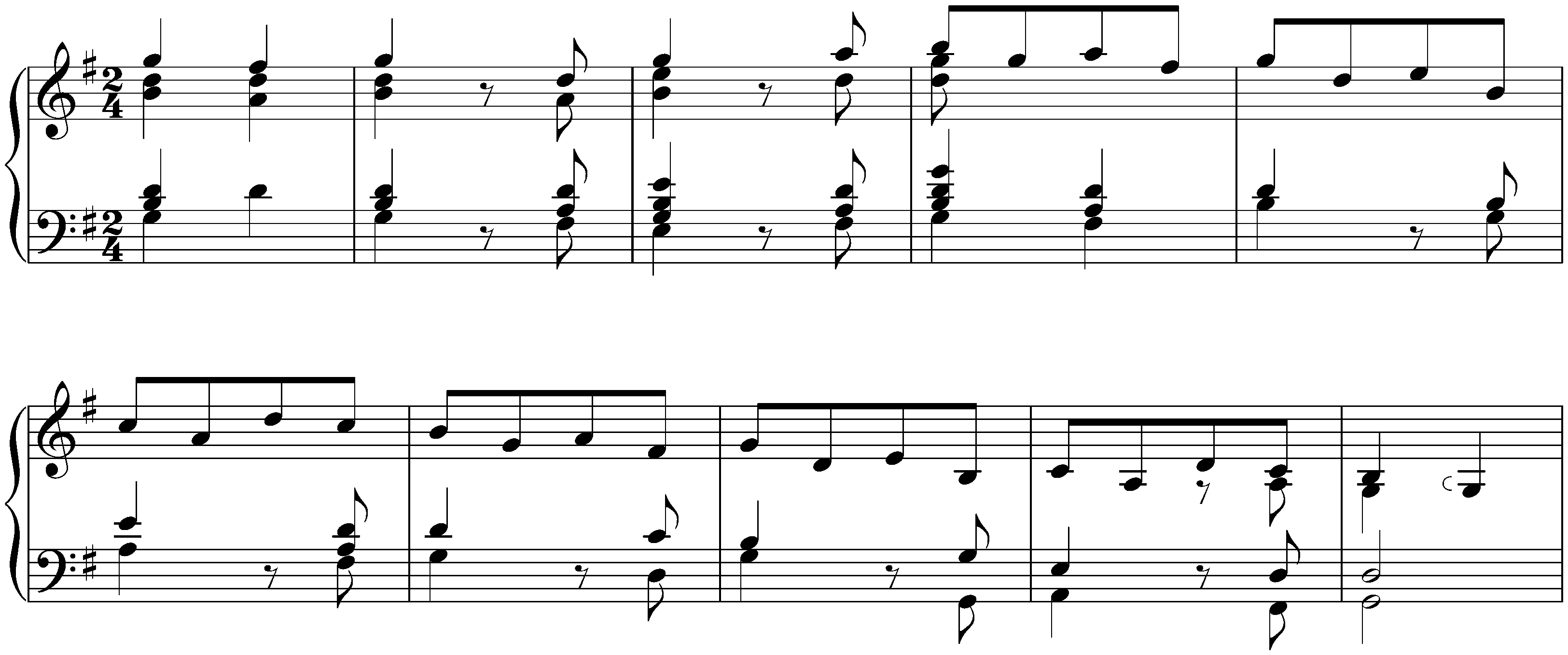 Concerto in G major after Antonio Vivaldi, BWV 973; 1.