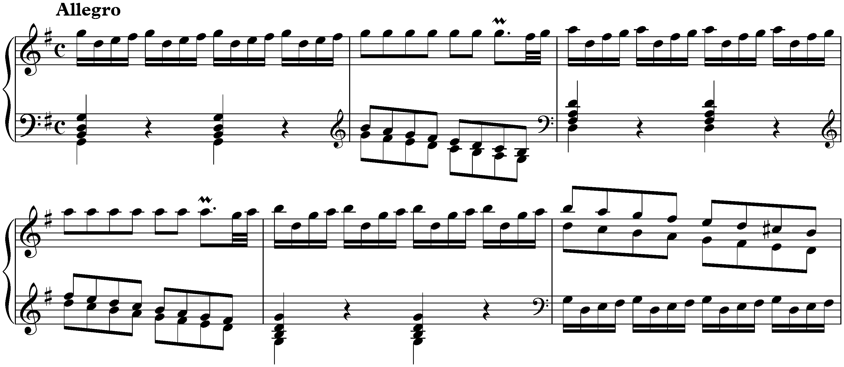Concerto in G major after Antonio Vivaldi, BWV 973; 3. Allegro