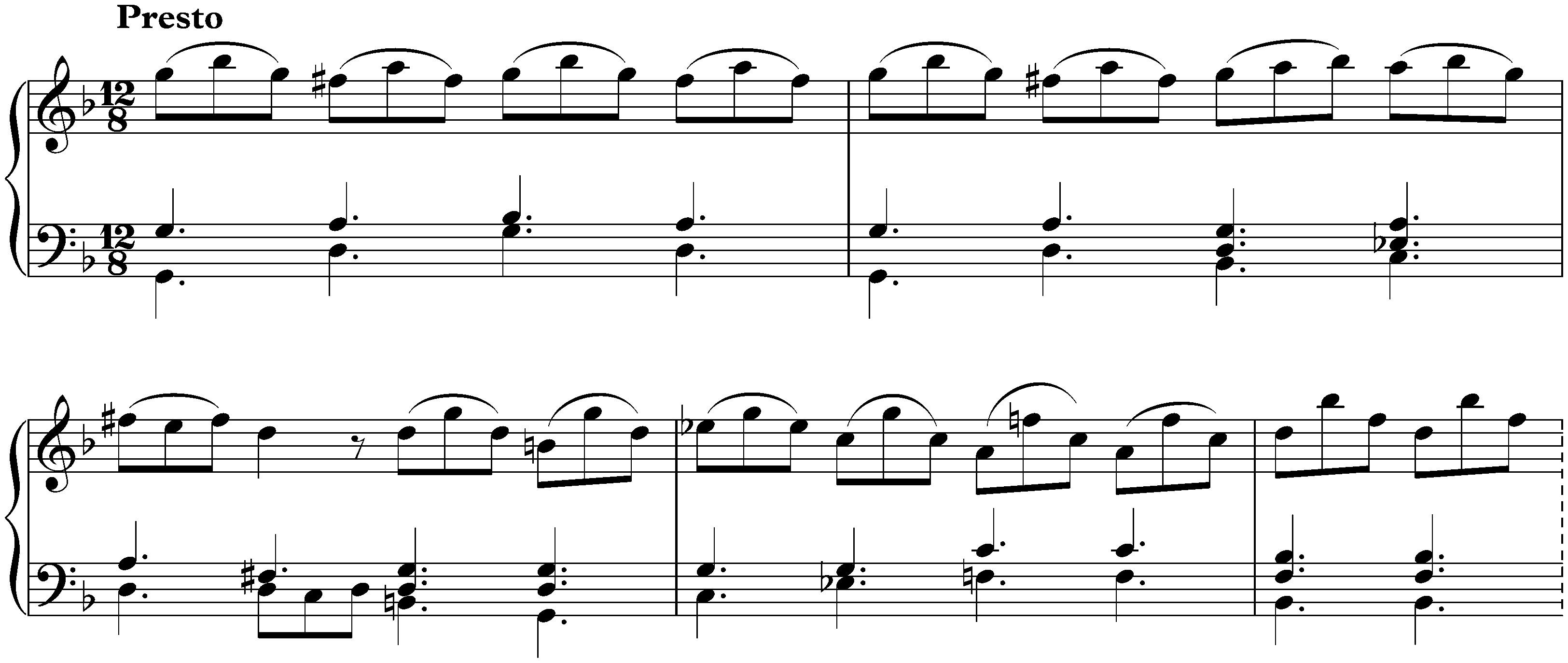 Concerto in G minor after Antonio Vivaldi, BWV 975; 3. Giga: Presto