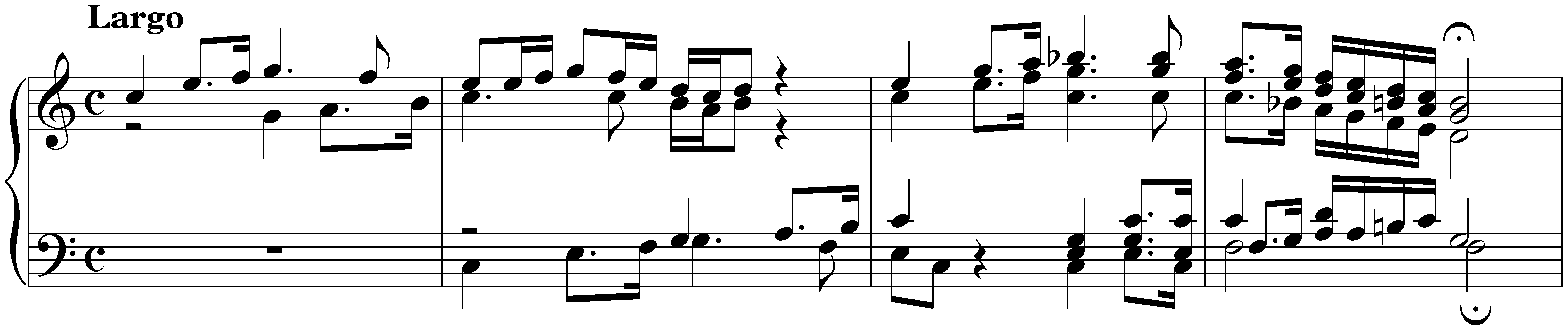 Concerto in C major after Antonio Vivaldi, BWV 976; 2. Largo