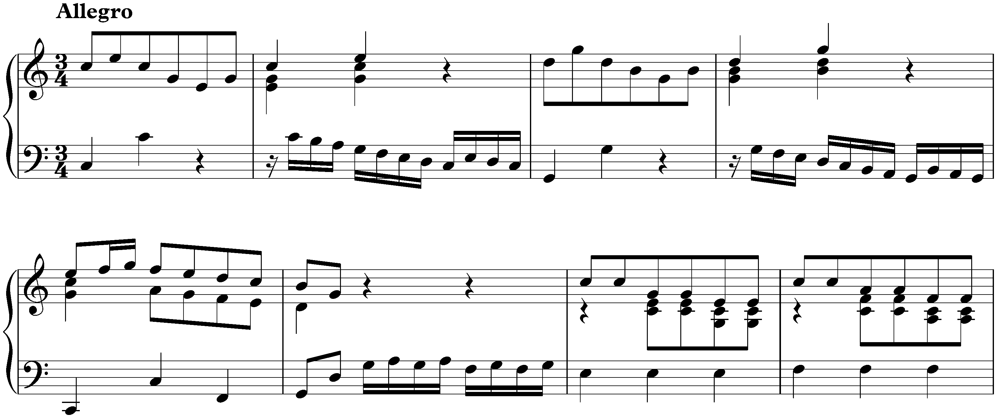 Concerto in C major after Antonio Vivaldi, BWV 976; 3. Allegro