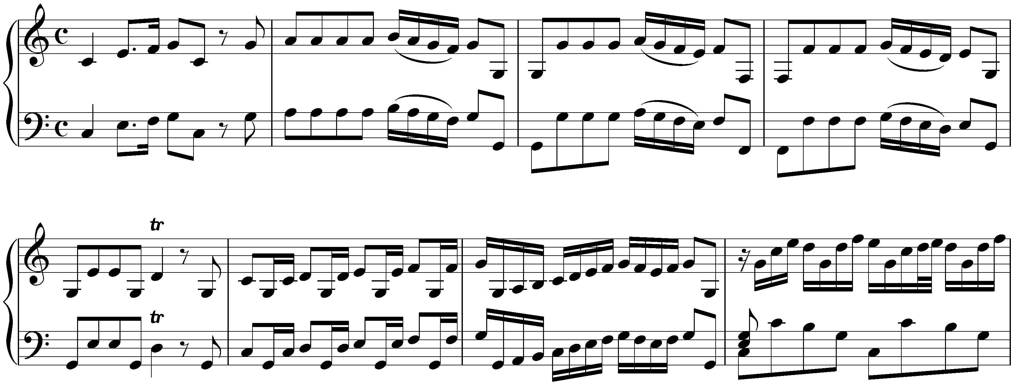 Concerto in C major, BWV 977; 1.