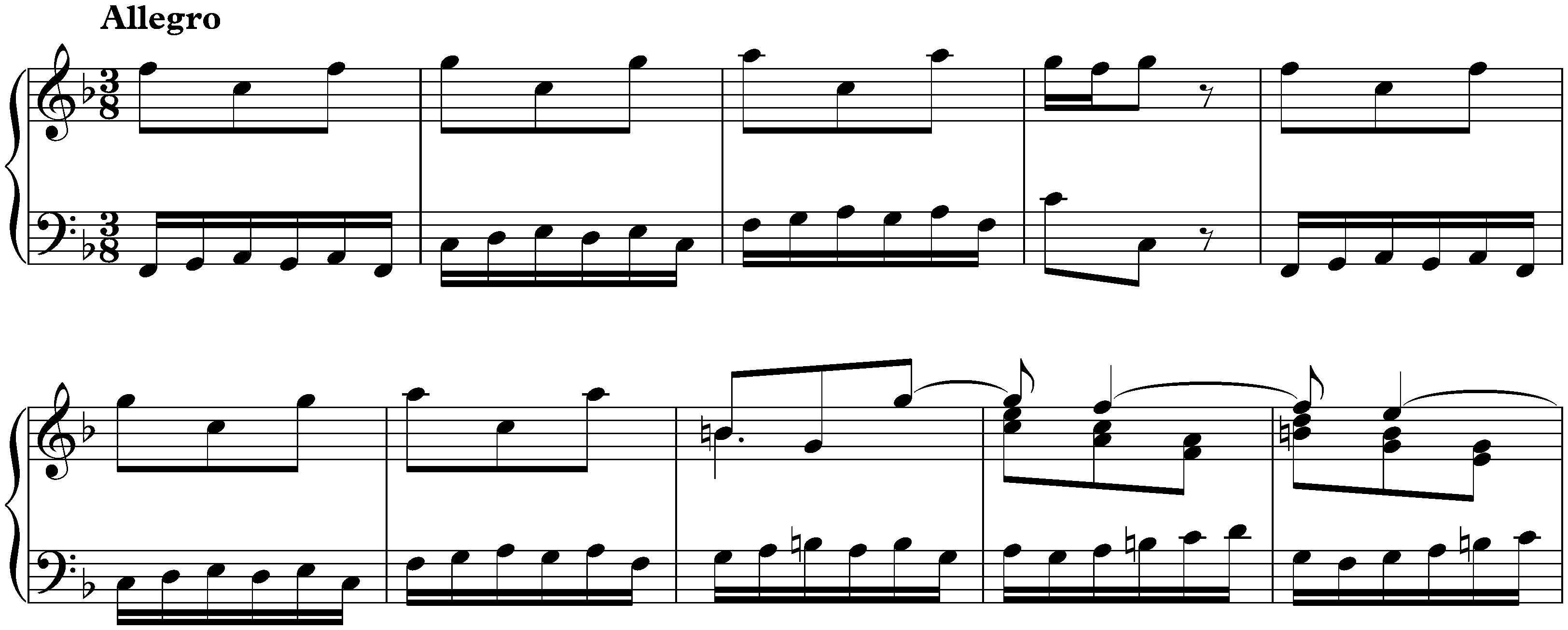 Concerto in F major after Antonio Vivaldi, BWV 978; 3. Allegro