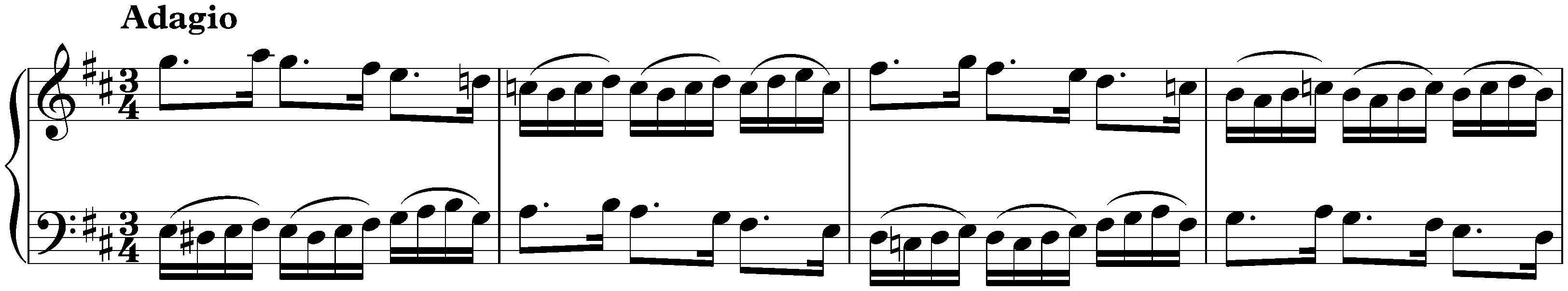Concerto in B minor after Antonio Vivaldi, BWV 979; 5. Adagio