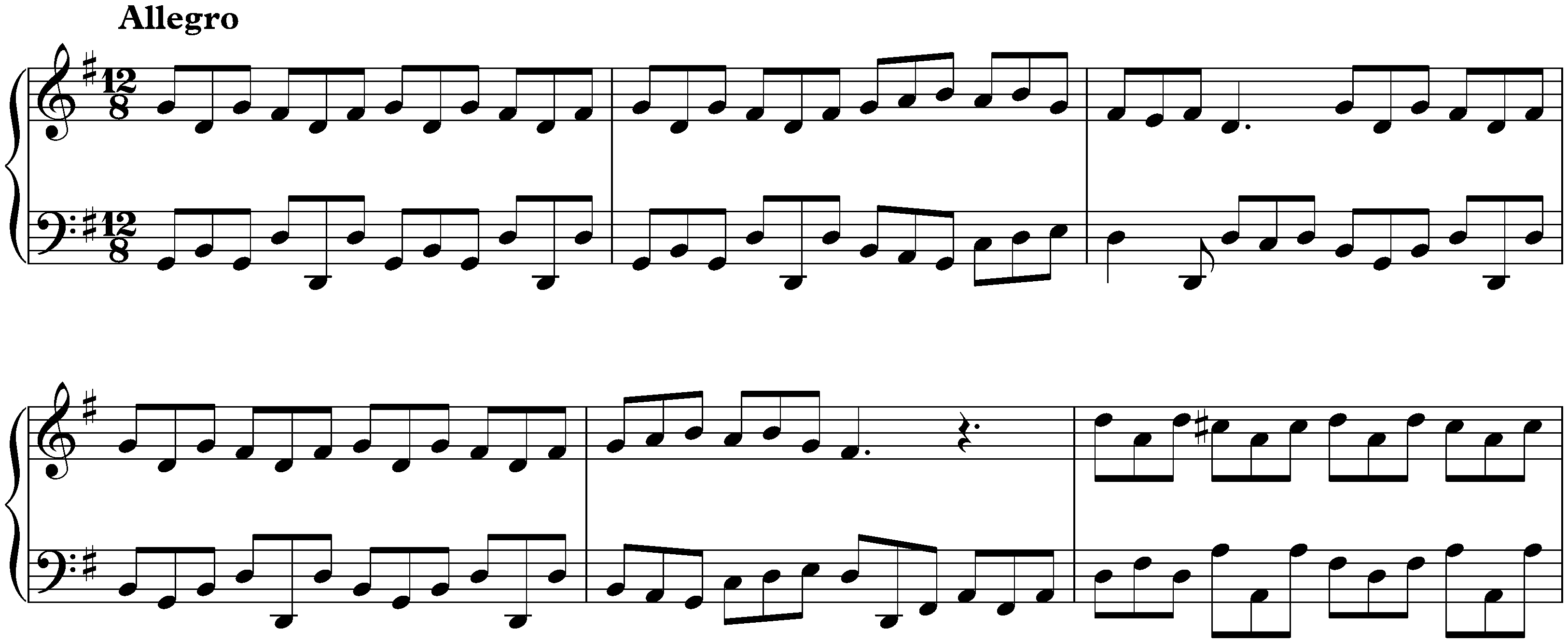 Concerto in G major after Antonio Vivaldi, BWV 980; 3. Allegro