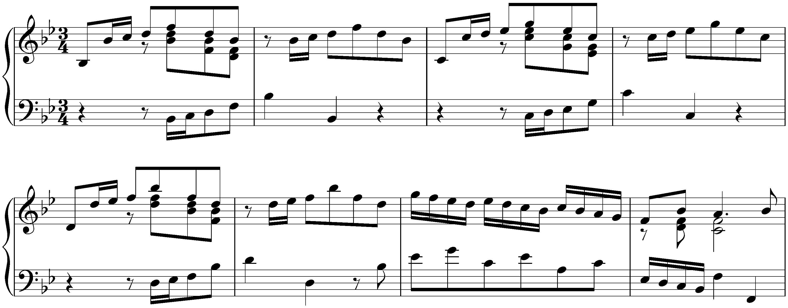 Concerto in B-flat major after Johann Ernst of Saxe-Weimar, BWV 982; 1.