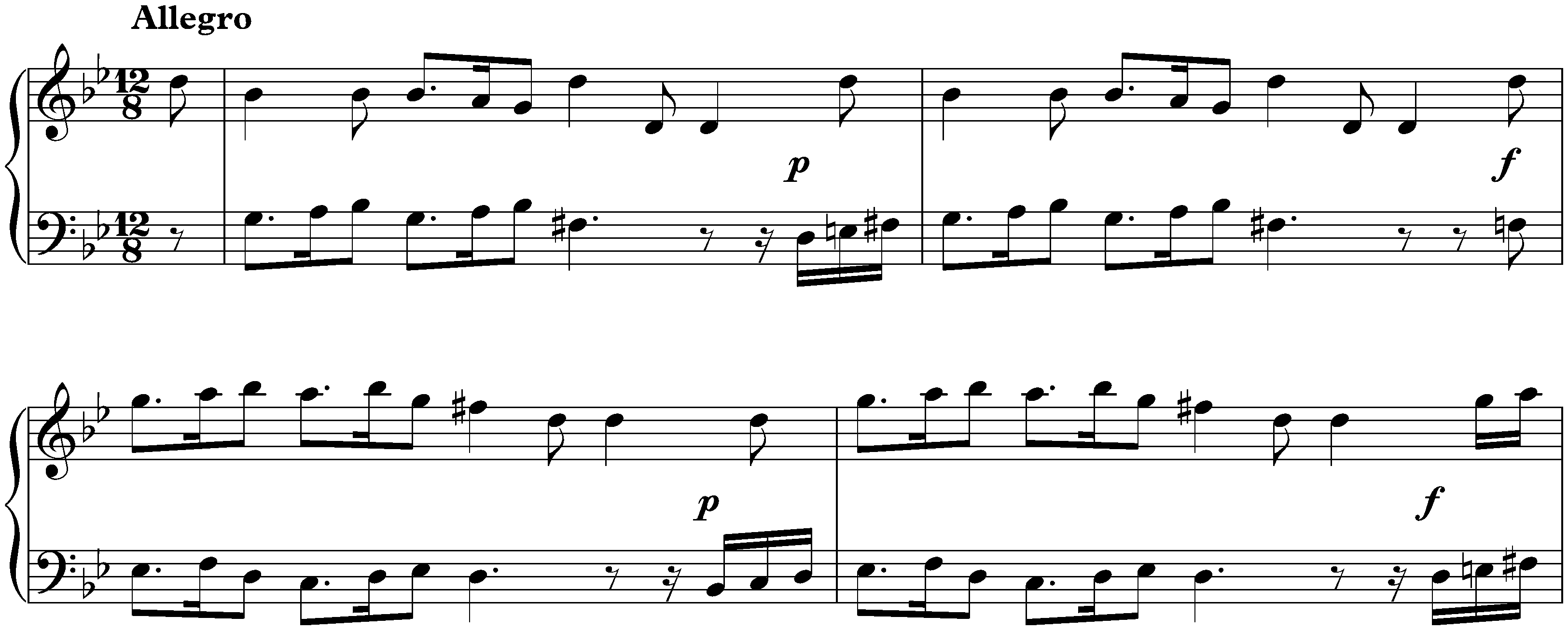 Concerto in G minor, BWV 983; 3. Allegro