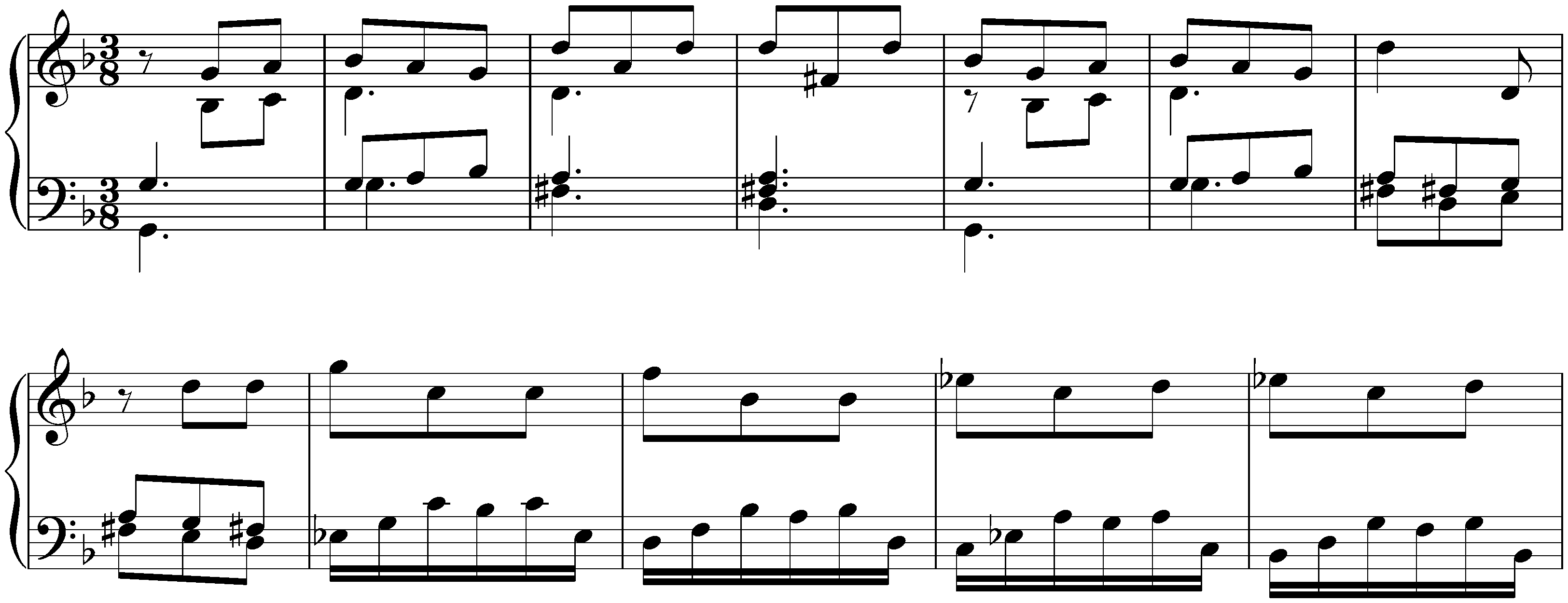 Concerto in G minor after Georg Philipp Telemann, BWV 985; 1.