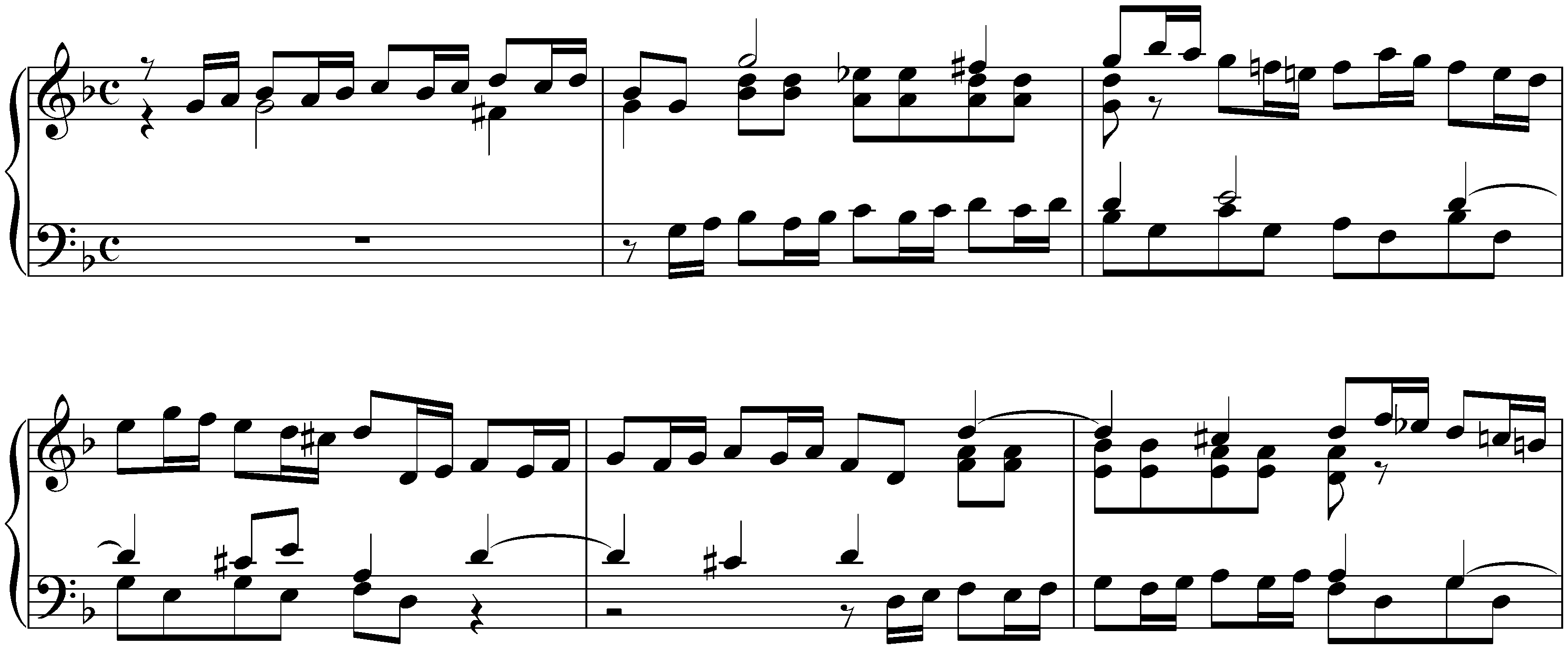 Concerto in G minor after Georg Philipp Telemann, BWV 985; 3.