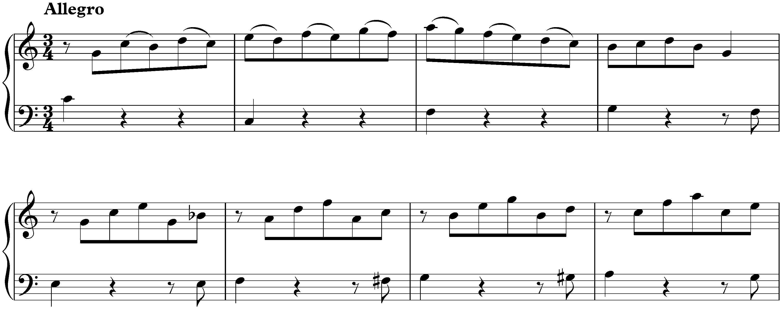 Concerto in C major, BWV Anh. 151; 3. Allegro