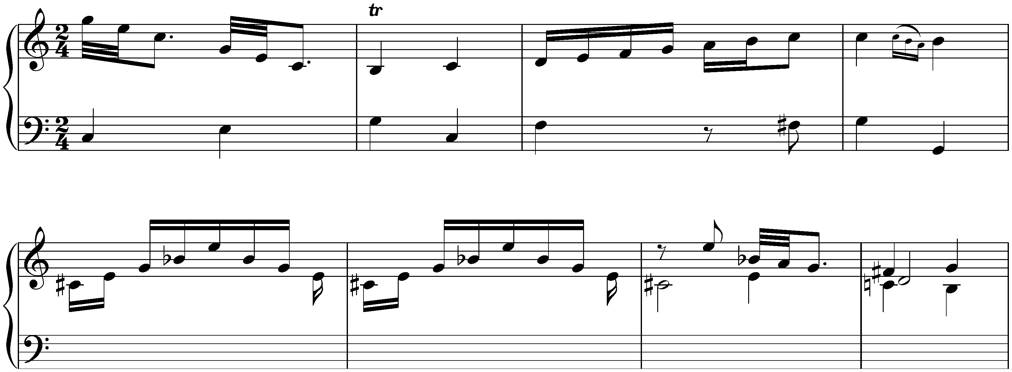 Concerto in C major, BWV Anh. 151; 5. A la desperade
