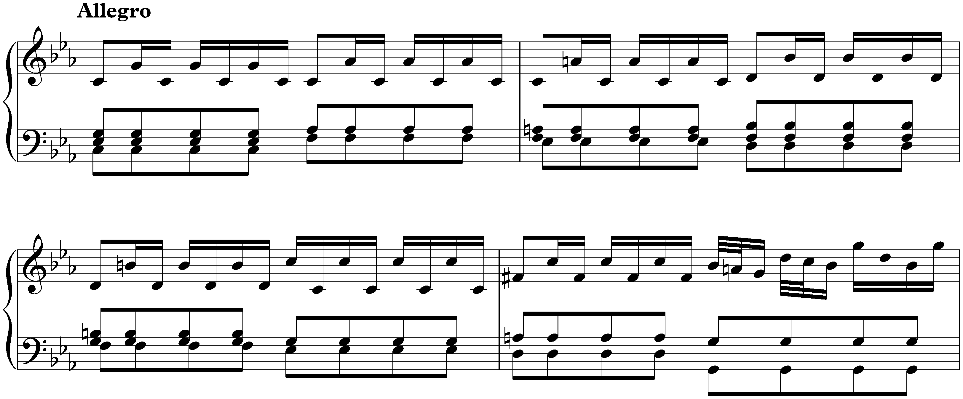 Concerto and Fugue in C minor, BWV 909; 1. Concerto