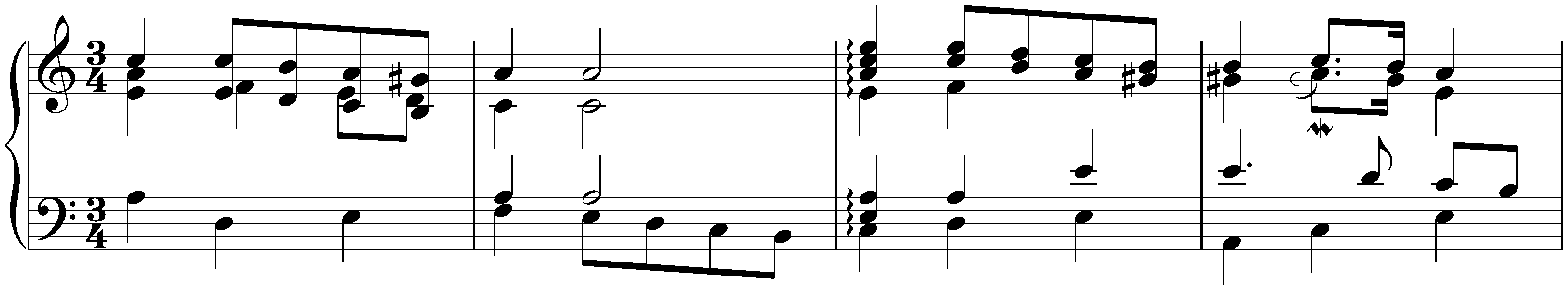 English Suite no. 2 in A minor, BWV 807; 4a. Sarabande