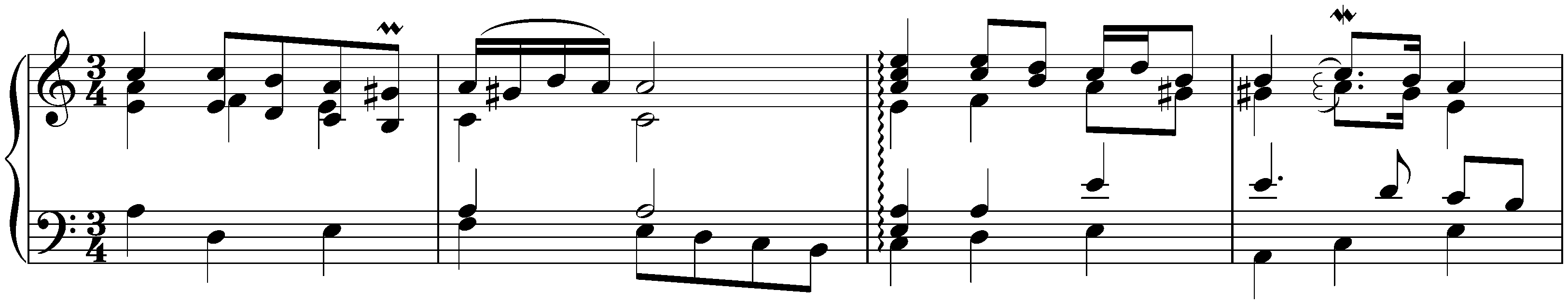English Suite no. 2 in A minor, BWV 807; 4b. Les agréments de la même Sarabande