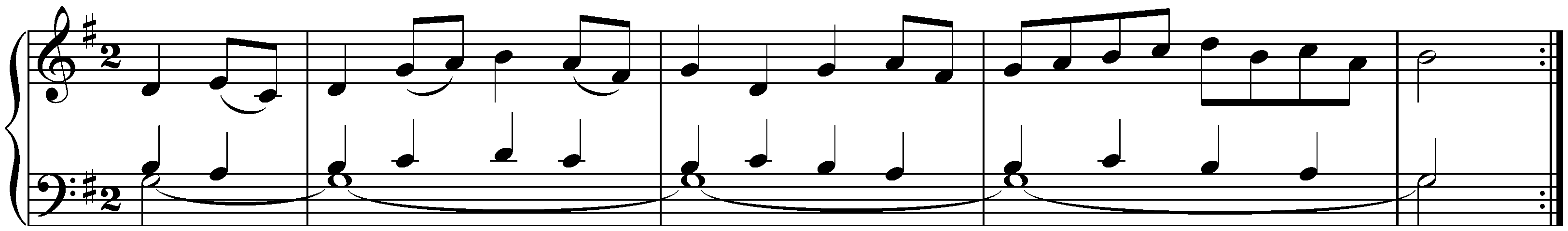 English Suite no. 3 in G minor, BWV 808; 5. Gavotte alternativement &ndash; Gavotte II ou la Musette &ndash; Gavotte alternativement