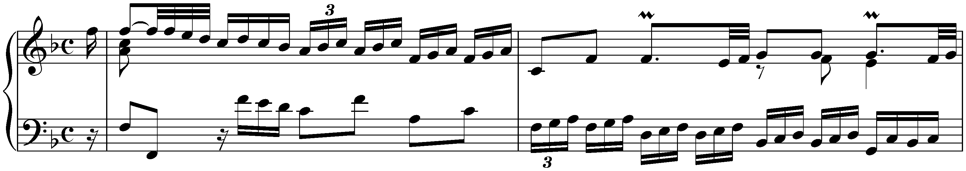English Suite no. 4 in F major, BWV 809; 2. Allemande