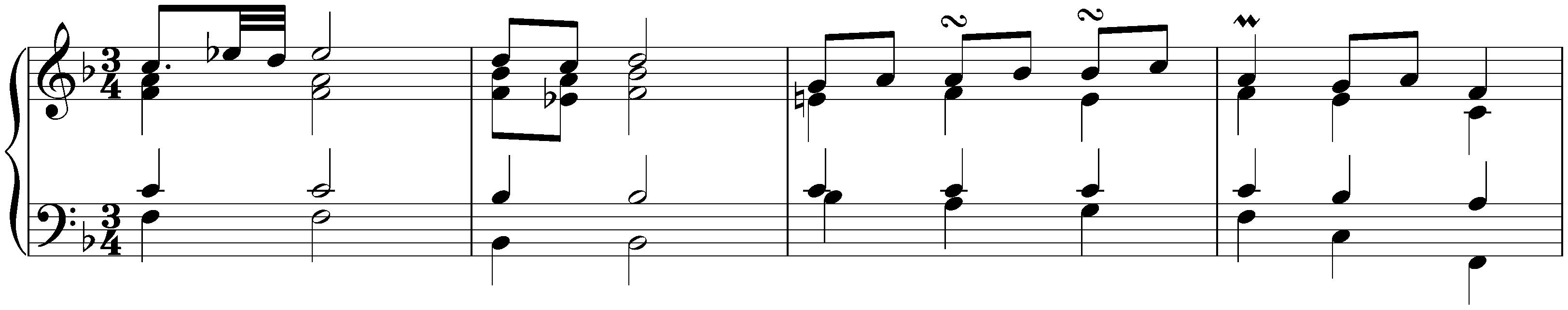 English Suite no. 4 in F major, BWV 809; 4. Sarabande