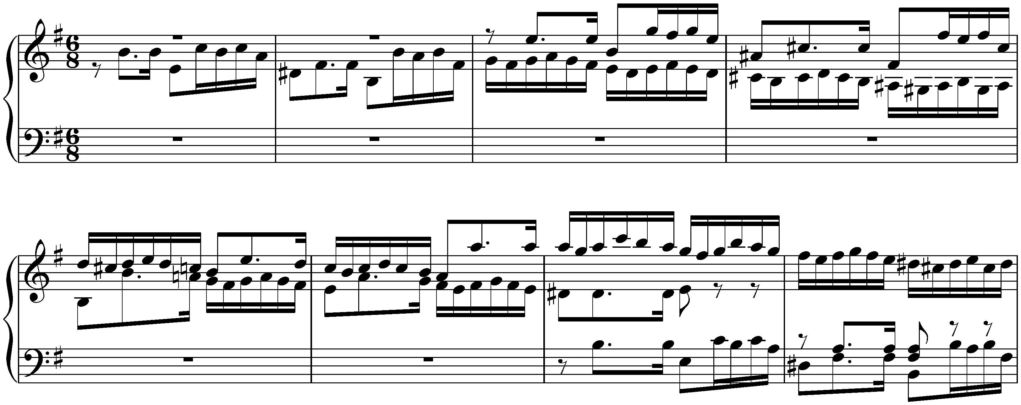English Suite no. 5 in E minor, BWV 810; 1. Prélude