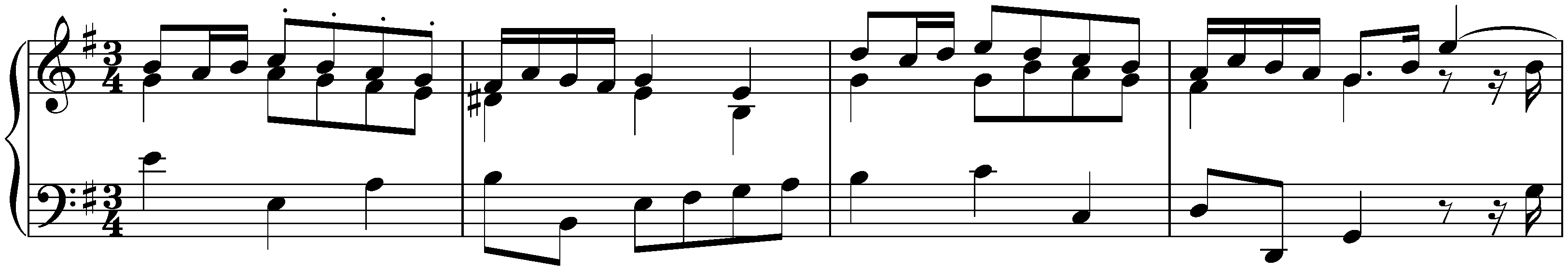 English Suite no. 5 in E minor, BWV 810; 4. Sarabande
