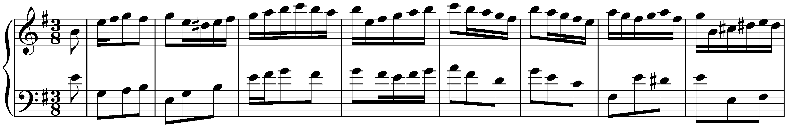 English Suite no. 5 in E minor, BWV 810; 5. Passepied I en Rondeau &ndash; Passepied II &ndash; Passepied I en Rondeau