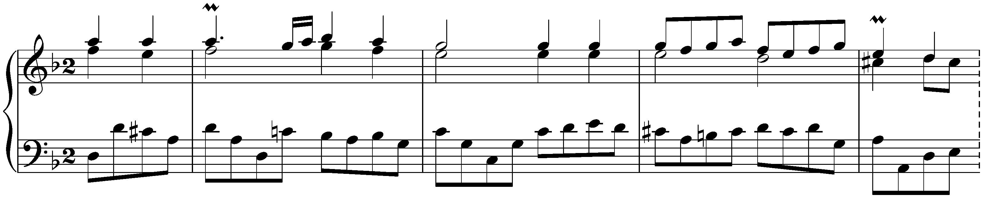 English Suite no. 6 in D minor, BWV 811; 5. Gavotte I &ndash; Gavotte II &ndash; Gavotte I