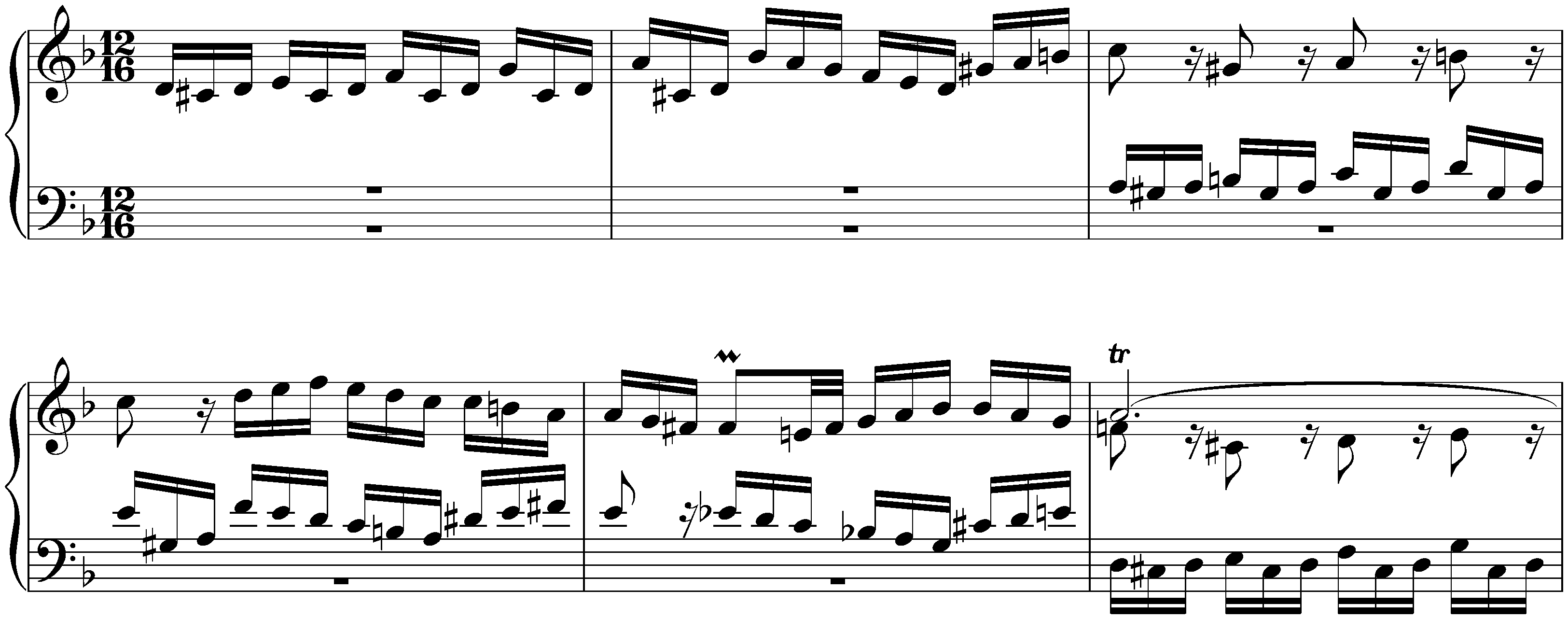 English Suite no. 6 in D minor, BWV 811; 6. Gigue