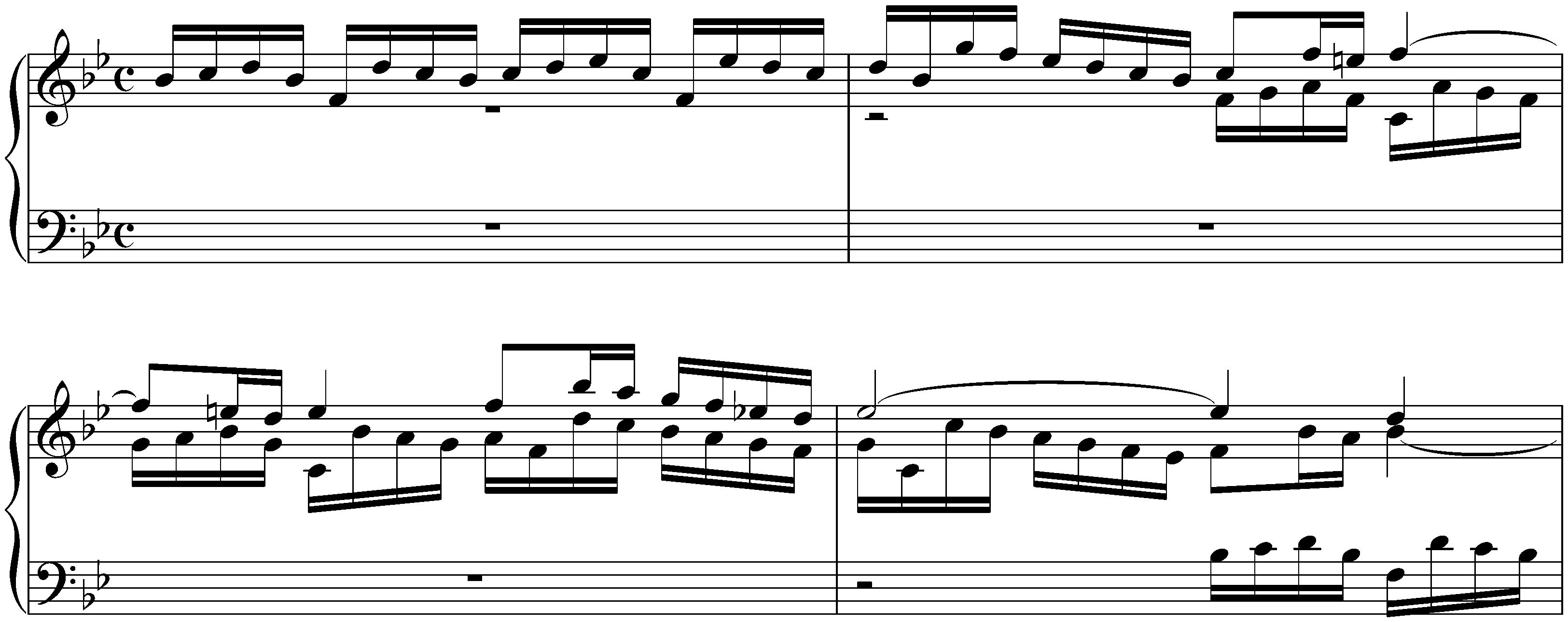 Fantasia and Fughetta in B-flat major, BWV 907; 2. Fughetta