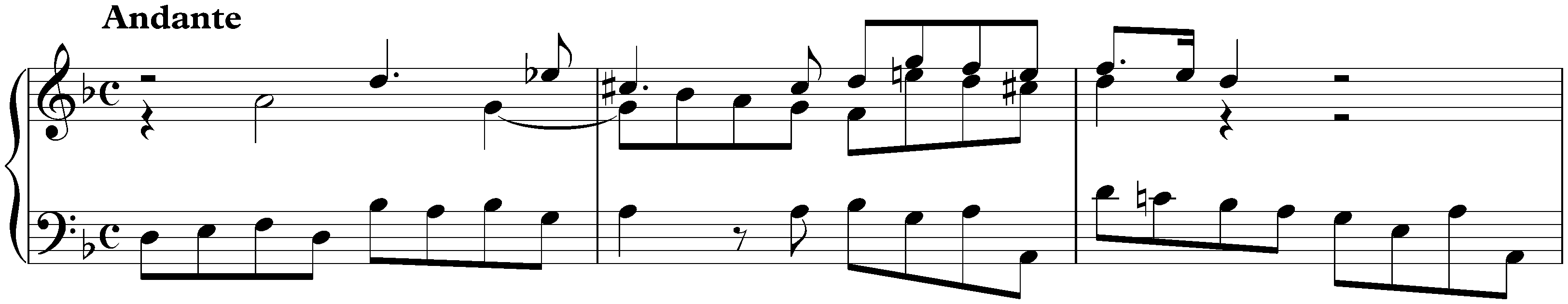Fantasia and Fugue in D minor, BWV 905; 1. Fantasia