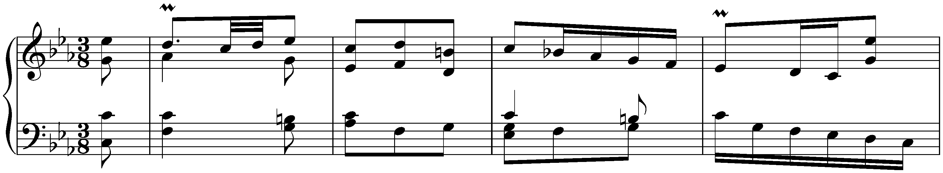 French Overture in C minor, BWV 831 (first version); 4. Passepied I – Passepied II – Passepied I
