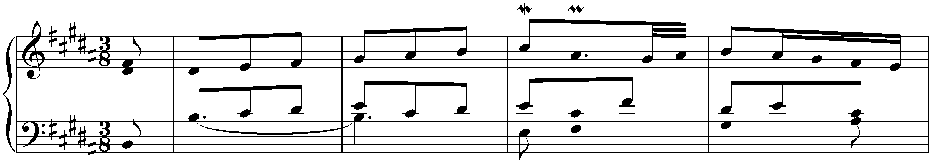 French Overture in B minor, BWV 831 (second version); 4. Passepied I – Passepied II – Passepied I