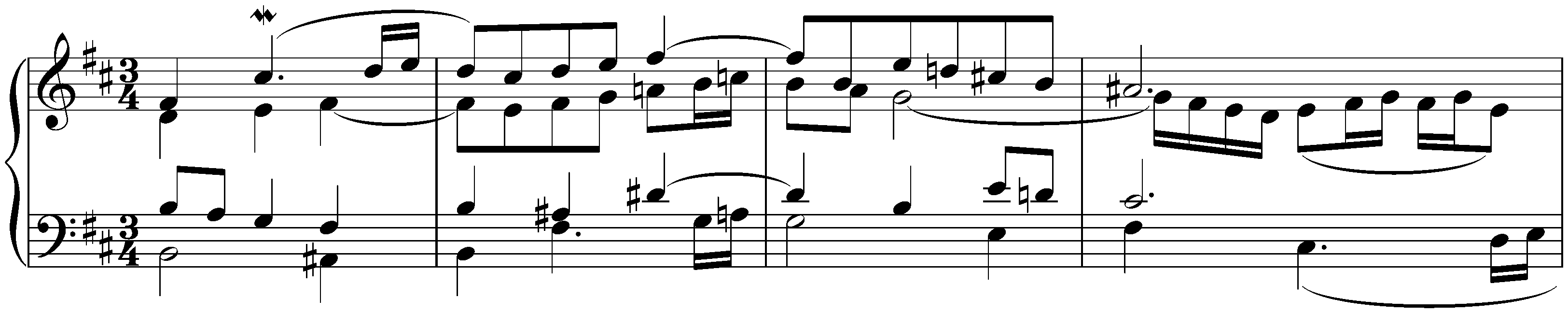 French Overture in B minor, BWV 831 (second version); 5. Sarabande