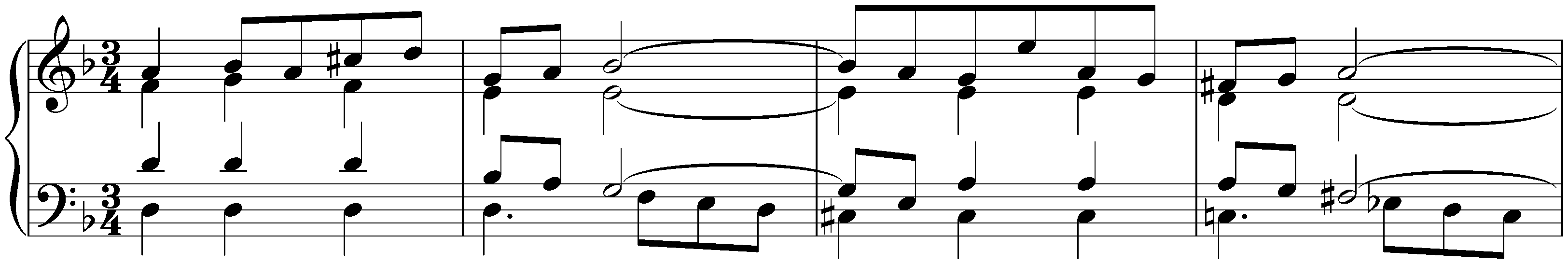 French Suite no. 1 in D minor, BWV 812; 3. Sarabande