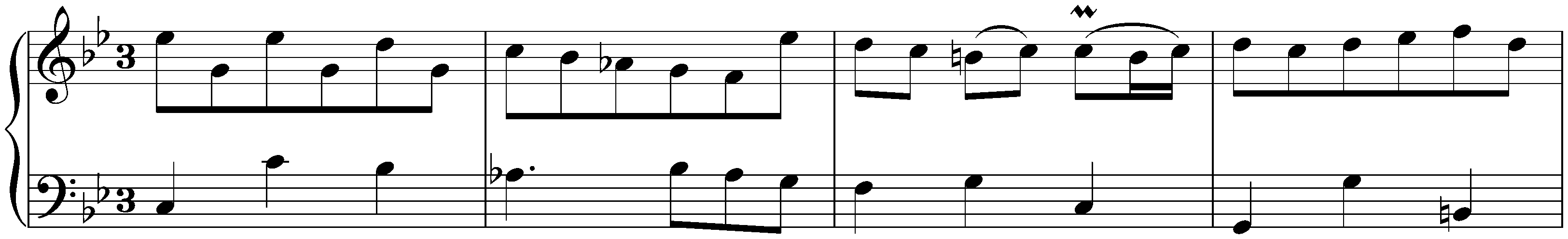 French Suite no. 2 in C minor, BWV 813; 5. Menuet I – Menuet II – Menuet I (version B)