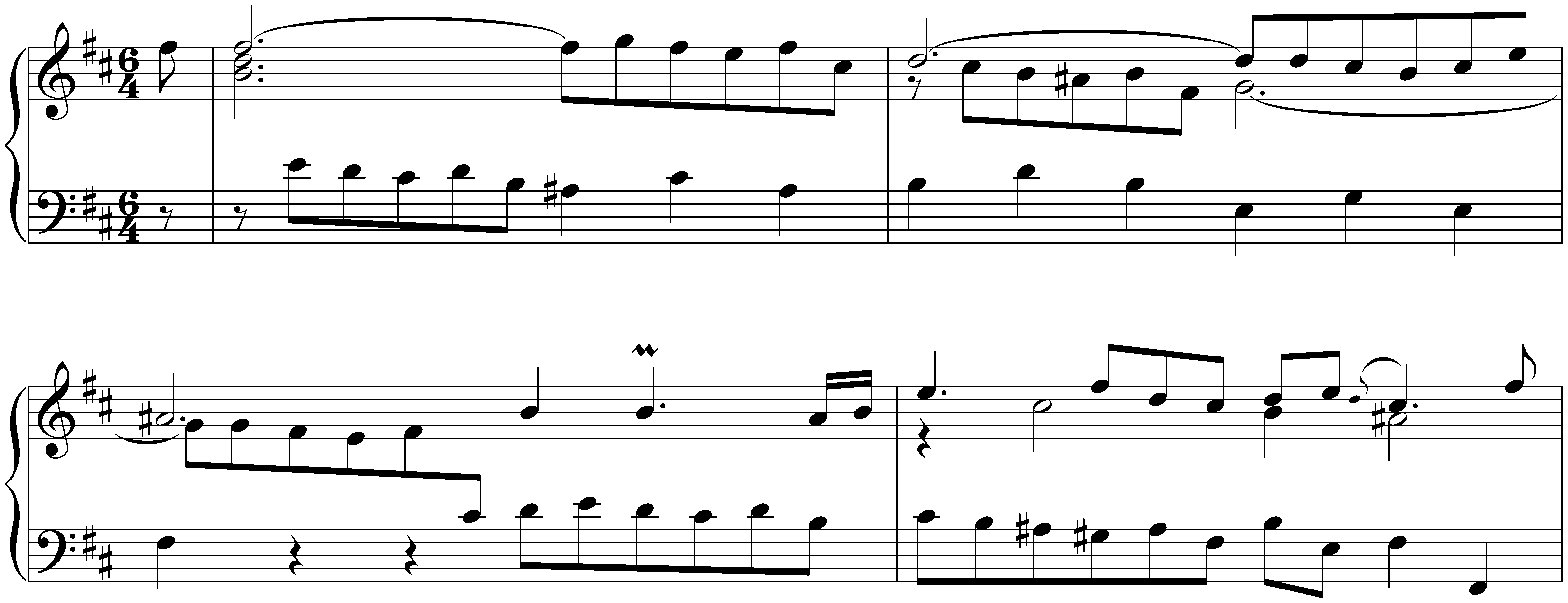 French Suite no. 3 in B minor, BWV 814; 2. Courante
