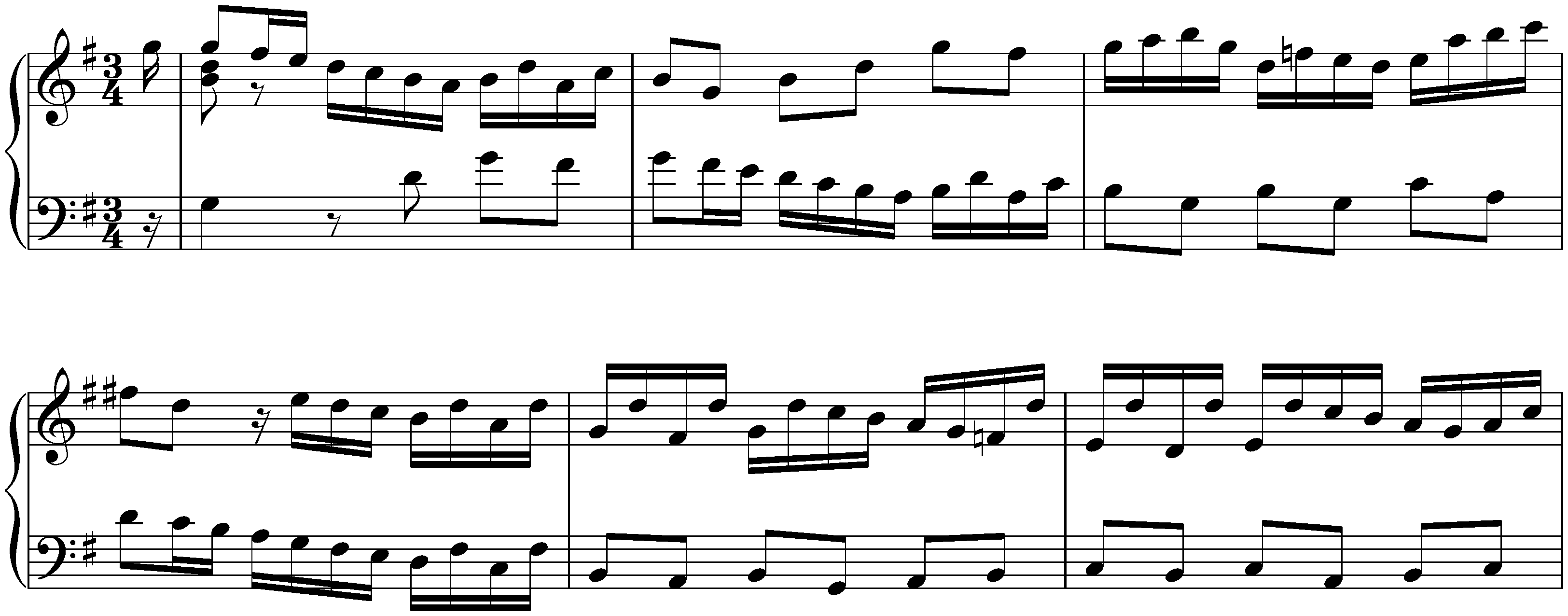French Suite no. 5 in G major, BWV 816; 2. Courante