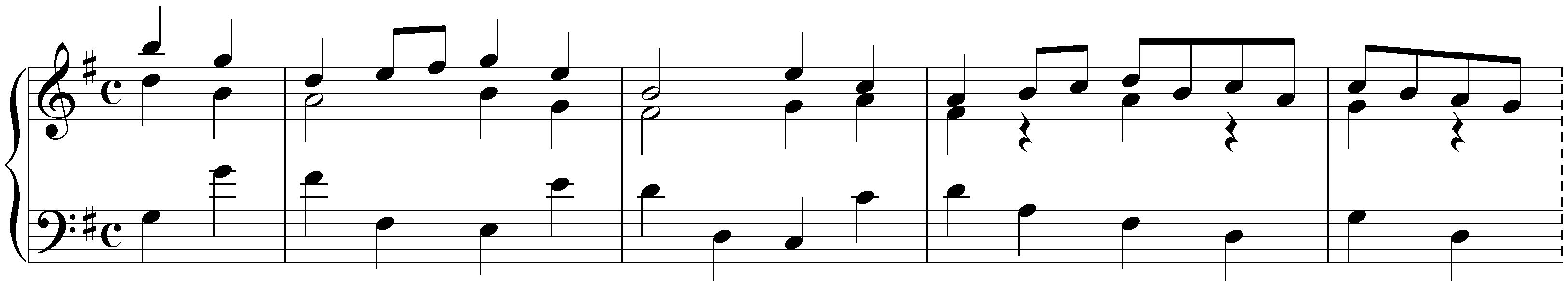French Suite no. 5 in G major, BWV 816; 4. Gavotte