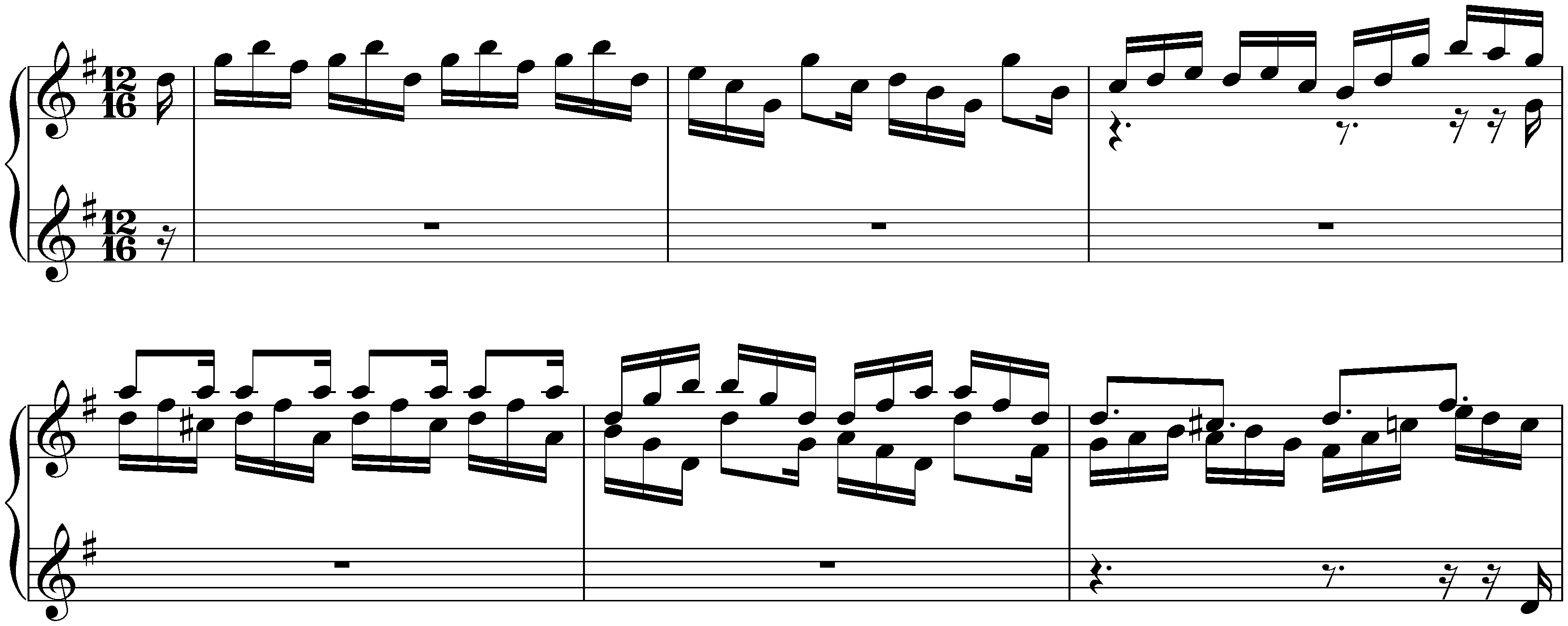 French Suite no. 5 in G major, BWV 816; 7. Gigue