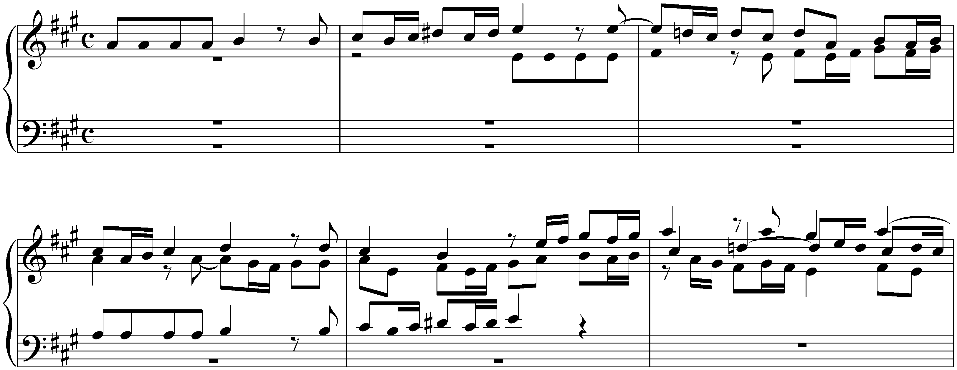 Fugue in A major, BWV 949